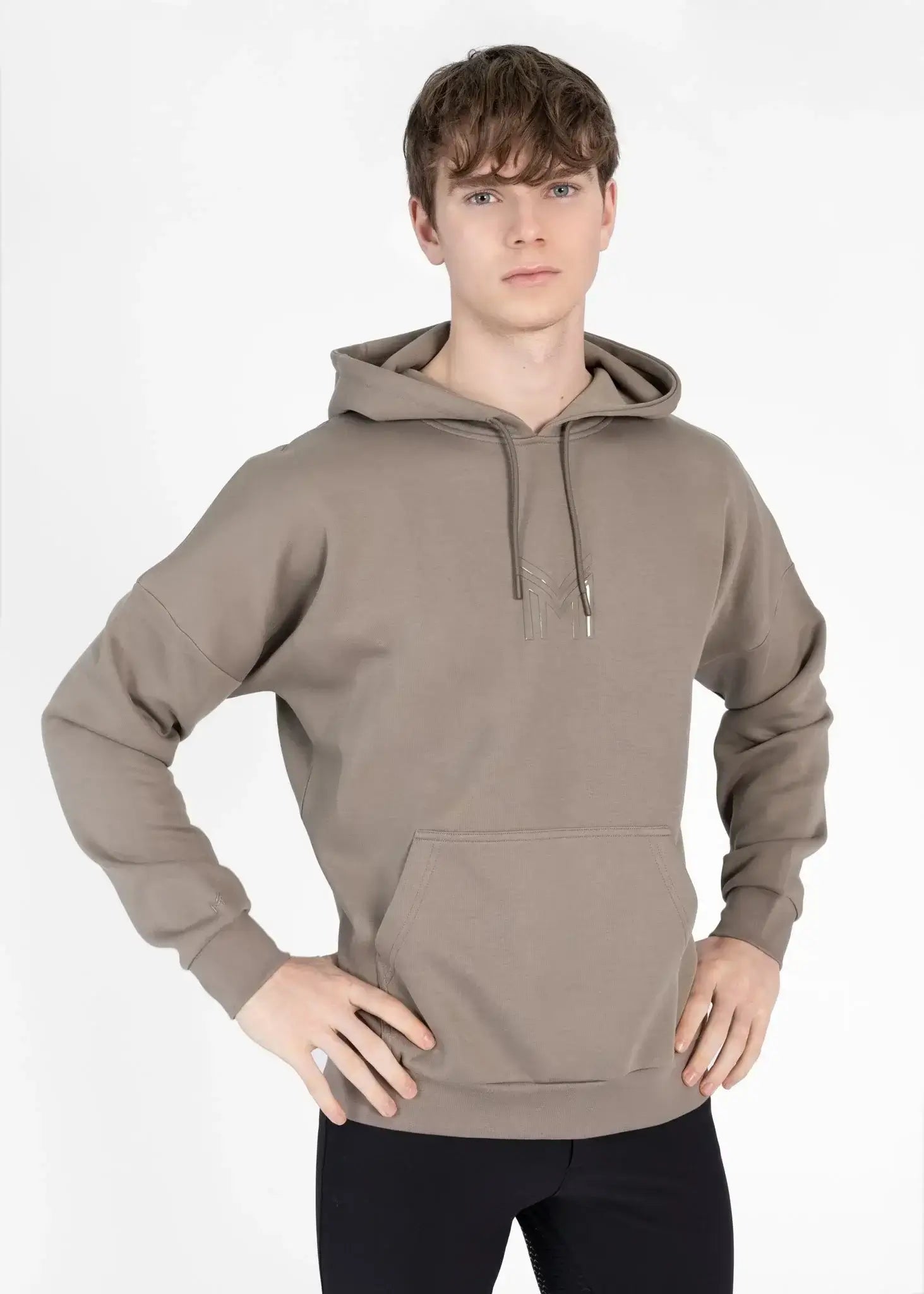MAXIMILIAN EQUESTRIAN Men Icon Oversized Hoodie taupe