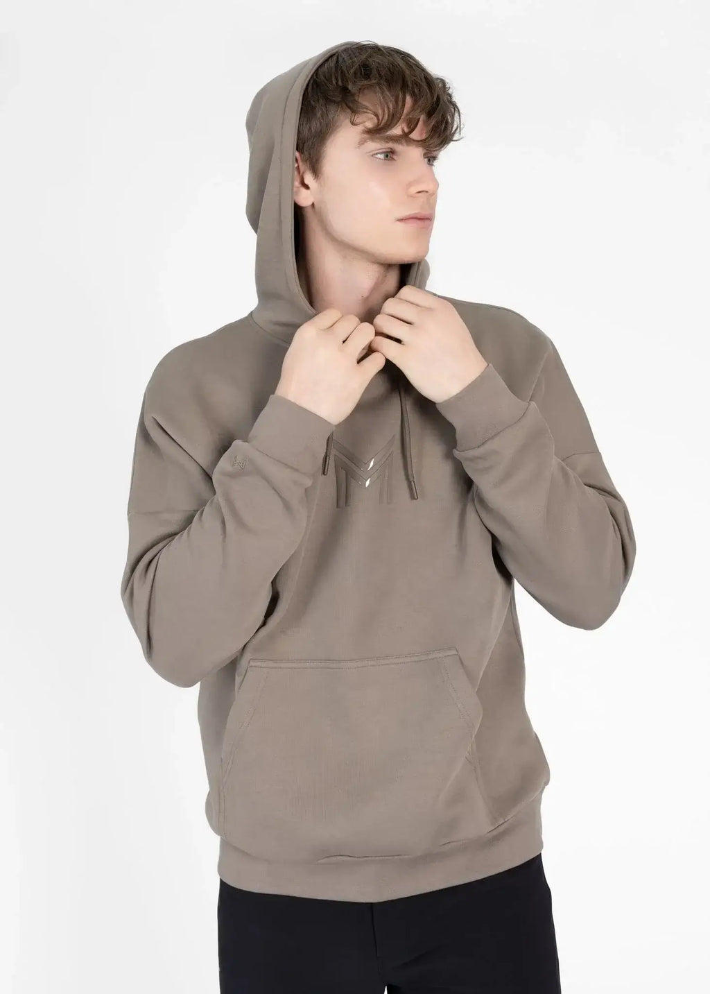 MAXIMILIAN EQUESTRIAN Men Icon Oversized Hoodie taupe