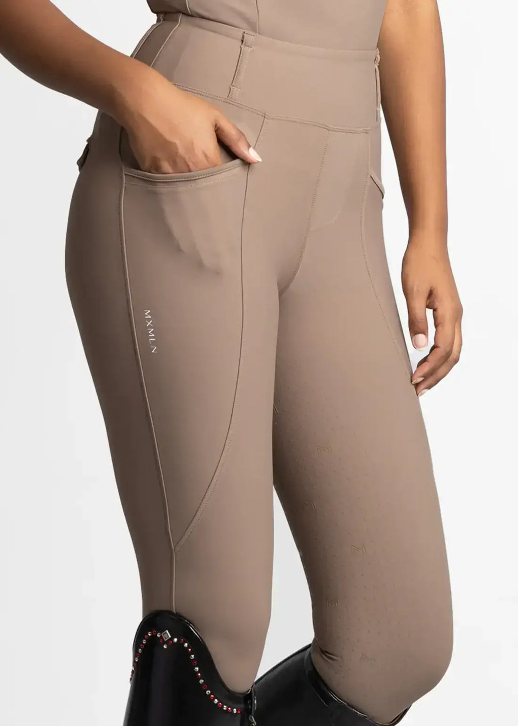 MAXIMILIAN EQUESTRIAN Pro Riding Leggings nougat