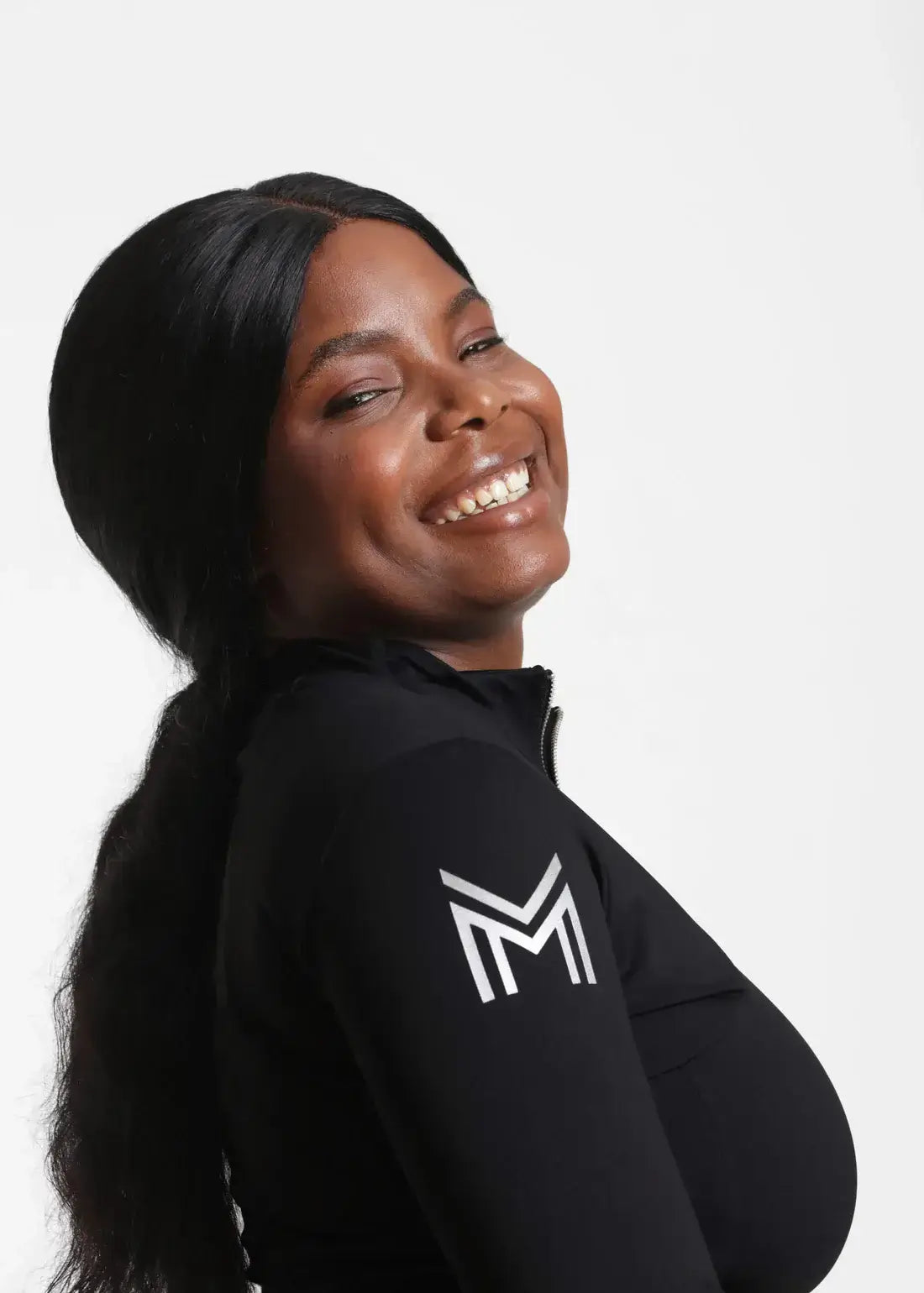 MAXIMILIAN EQUESTRIAN Langarm Base Layer black/silver