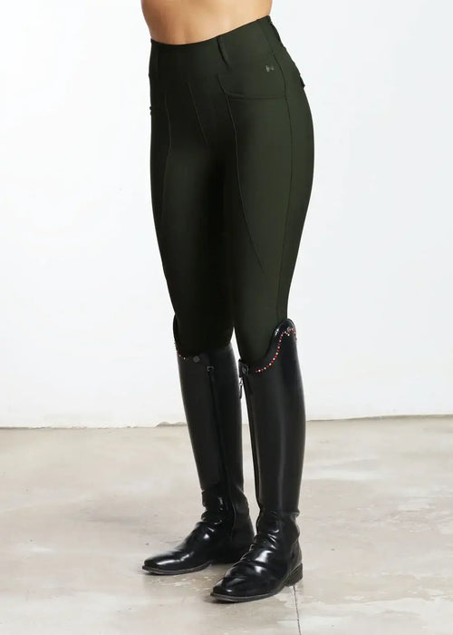 MAXIMILIAN EQUESTRIAN Pro Riding Leggings hunter green