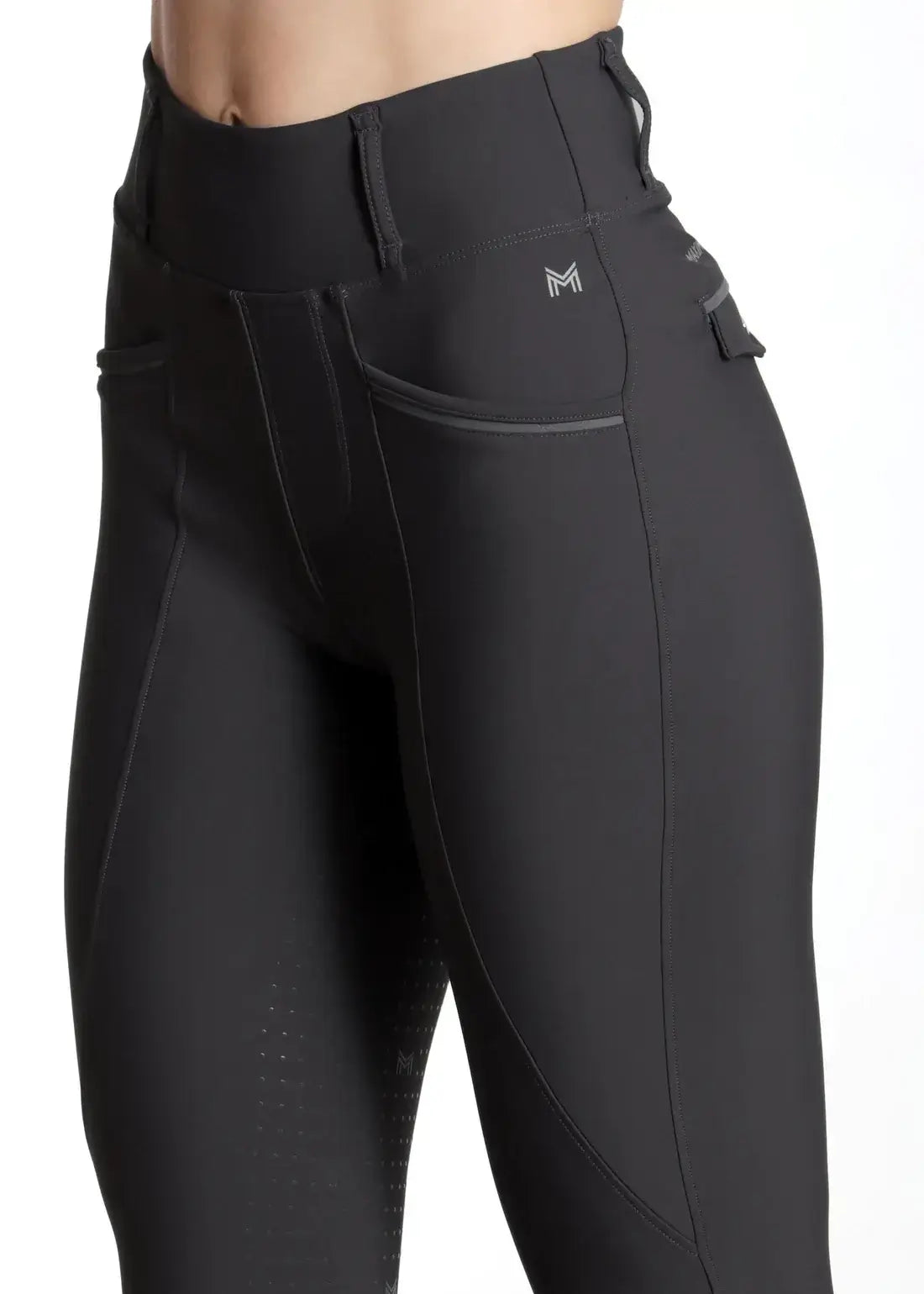 MAXIMILIAN EQUESTRIAN Pro Riding Leggings charcoal grey