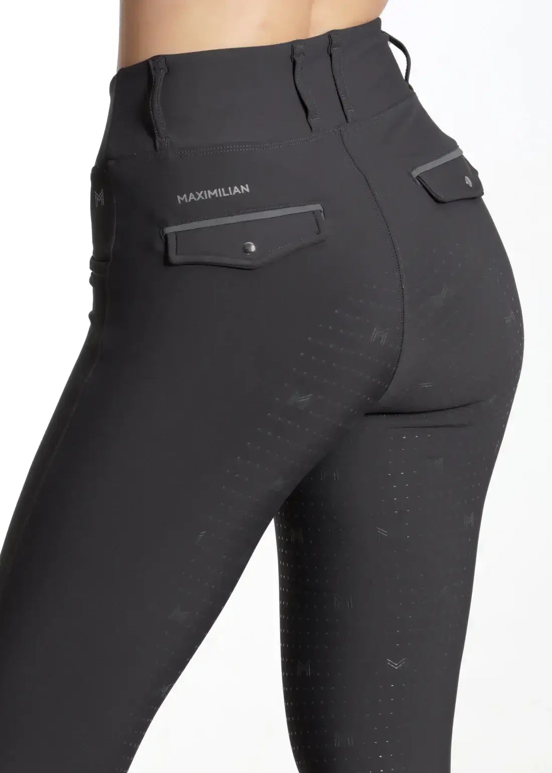 MAXIMILIAN EQUESTRIAN Pro Riding Leggings charcoal grey