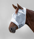 Premium fly mask without ear protection, silver grey