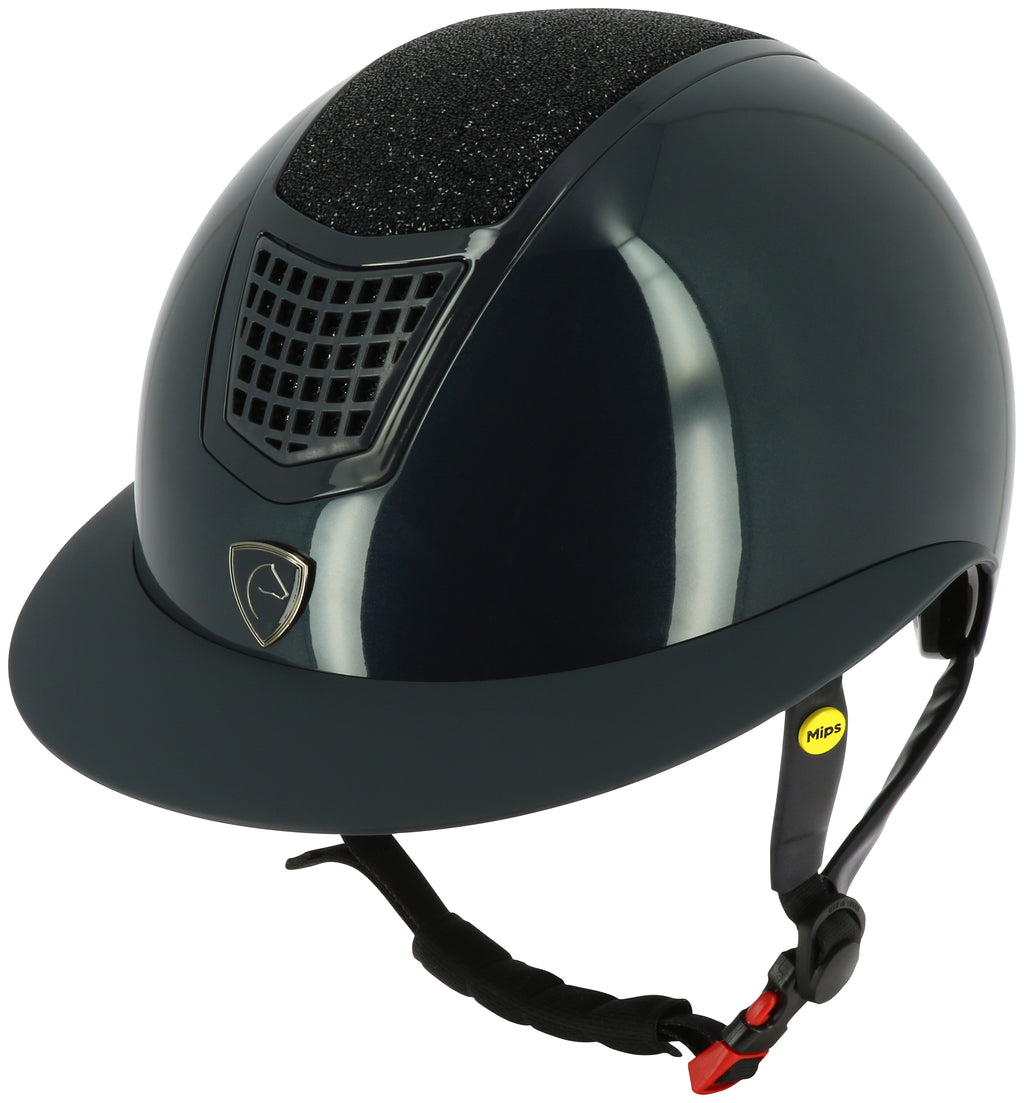 EquiThème Reithelm Airy LM Mips blau glänzend
