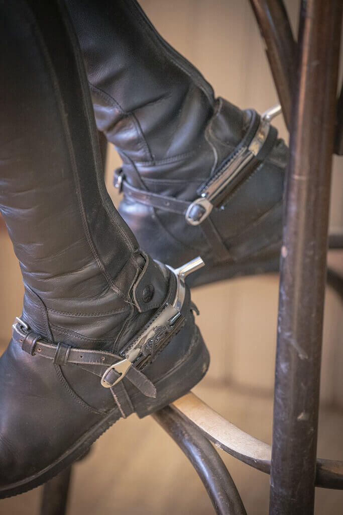 Penelope Sporenschutz Spurs schwarz