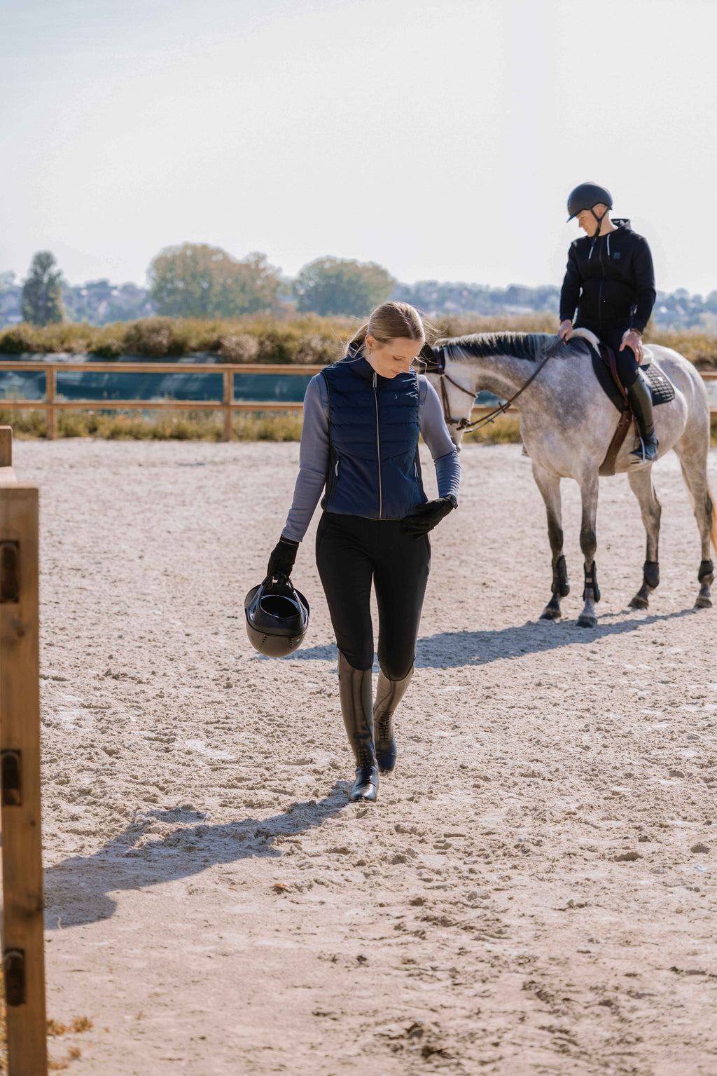 EquiThème Heizweste Sasha blau