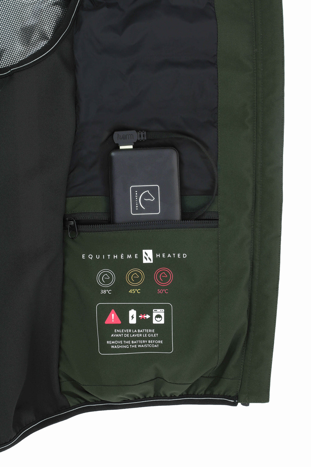 EquiThème Heizweste Sasha grün