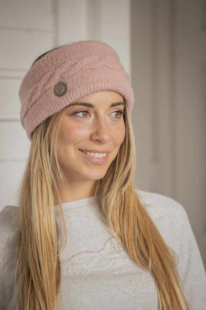 Penelope Stirnband Mel navy rosa