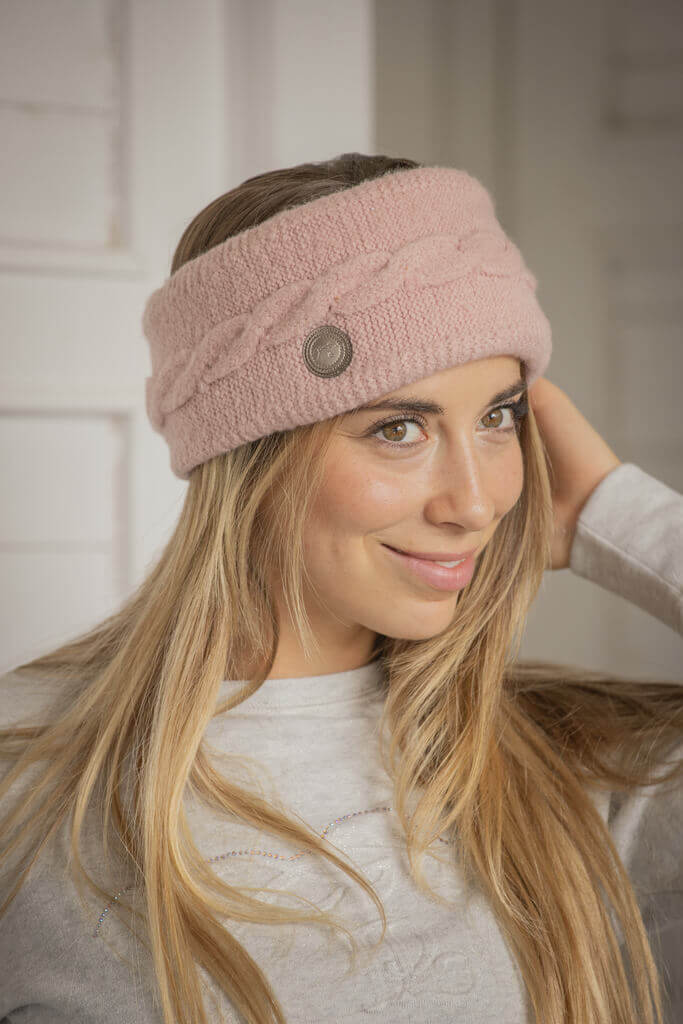 Penelope Stirnband Mel navy rosa