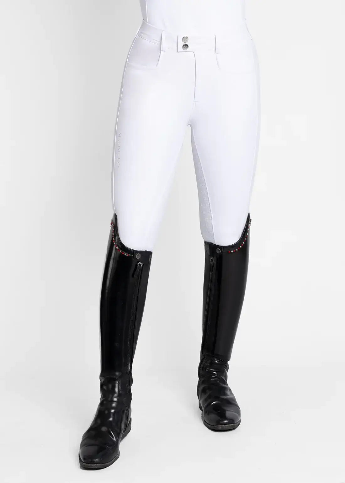 MAXIMILIAN EQUESTRIAN Reithose Reflection weiß