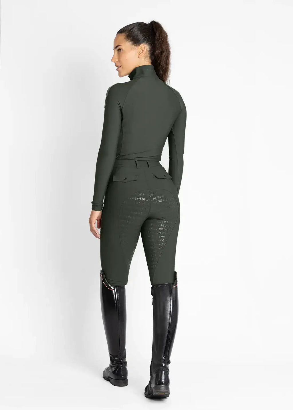 MAXIMILIAN EQUESTRIAN Reithose Reflection Hunter Green