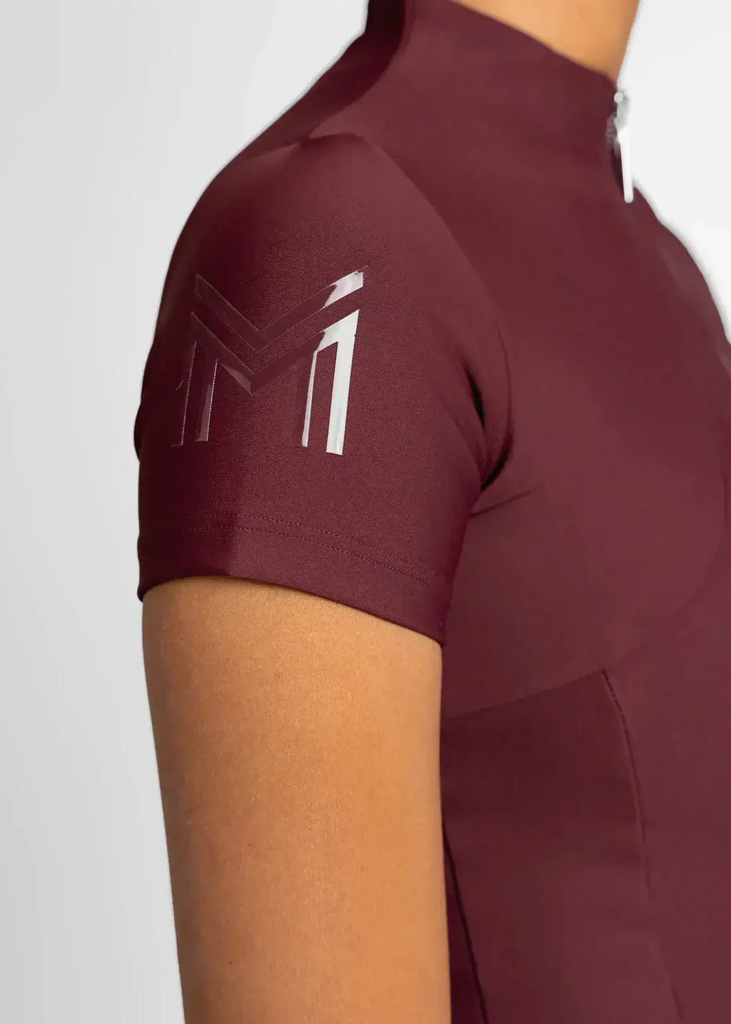 MAXIMILIAN EQUESTRIAN Kurzarm Shirt burgundy