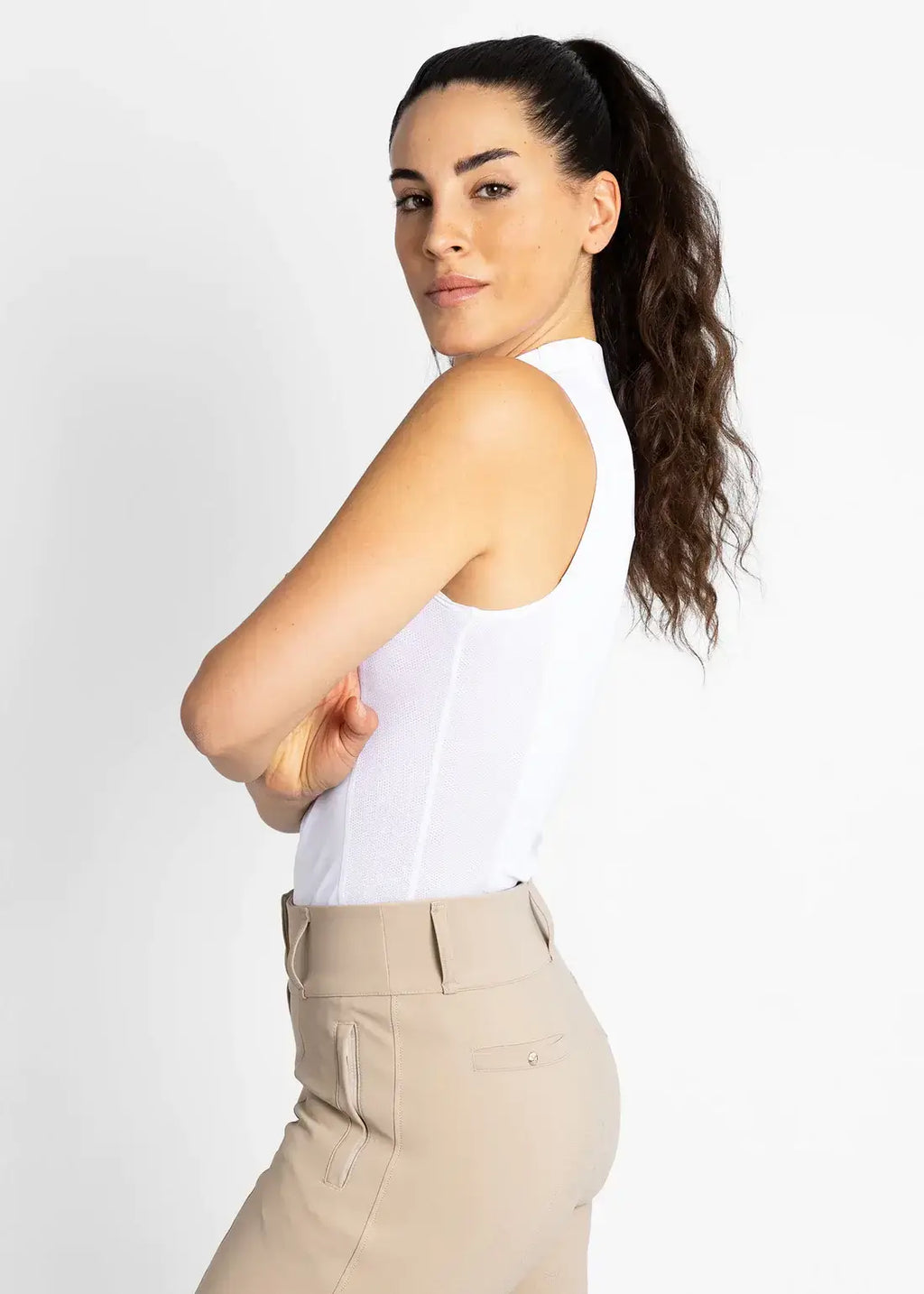 MAXIMILIAN EQUESTRIAN Trainingsshirt ärmellos Base Layer white