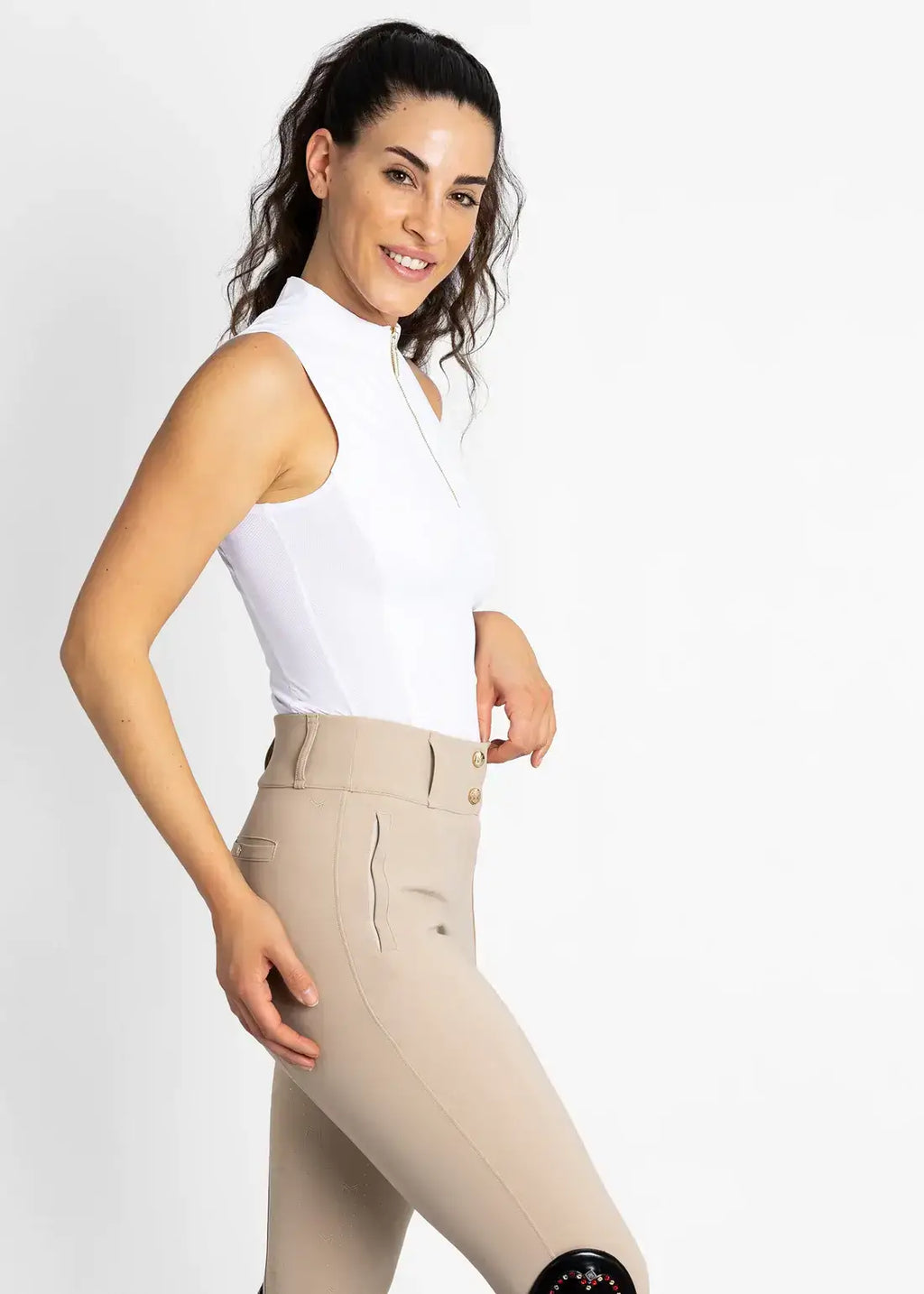 MAXIMILIAN EQUESTRIAN Trainingsshirt ärmellos Base Layer white