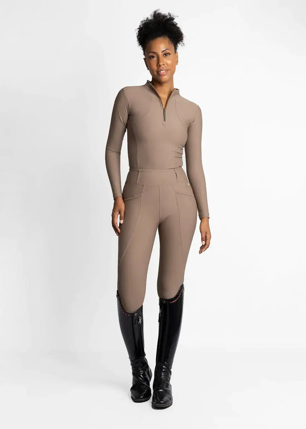 MAXIMILIAN EQUESTRIAN Langarm Base Layer nougat