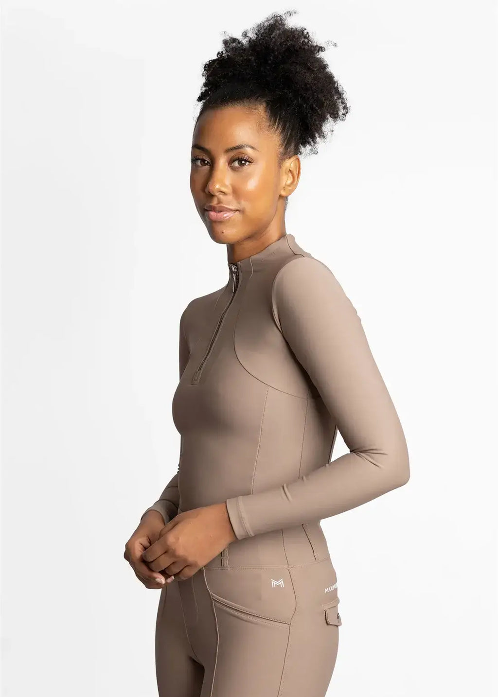 MAXIMILIAN EQUESTRIAN Langarm Base Layer nougat