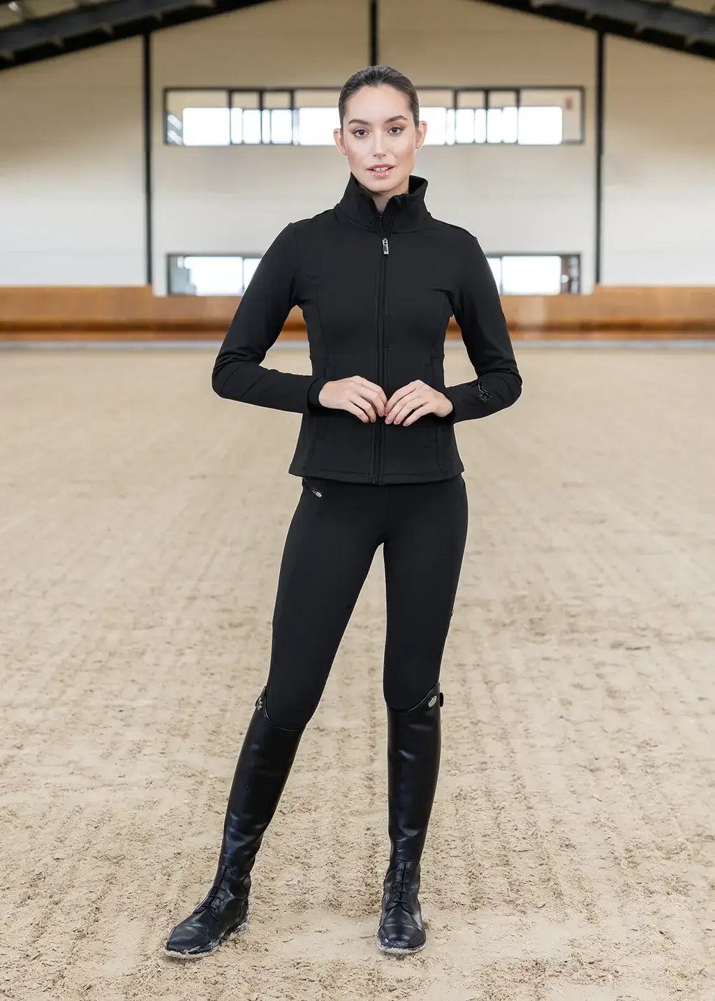 MAXIMILIAN EQUESTRIAN Fleeced Vera Jacke black