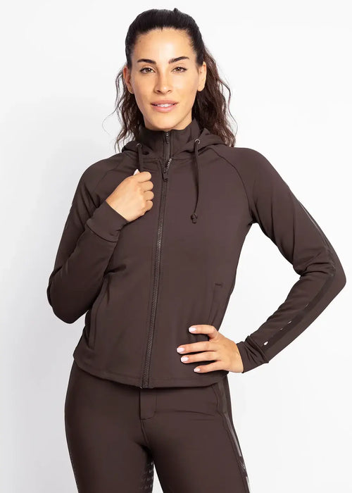 MAXIMILIAN EQUESTRIAN Jacket Reflection Zip Chocolate
