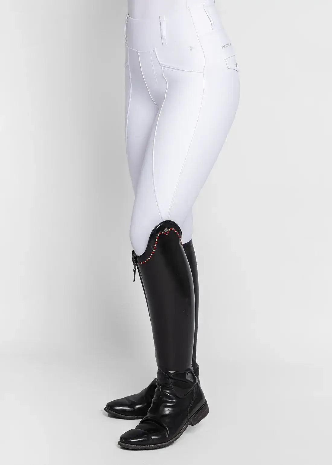 MAXIMILIAN EQUESTRIAN Pro Riding Leggings weiß