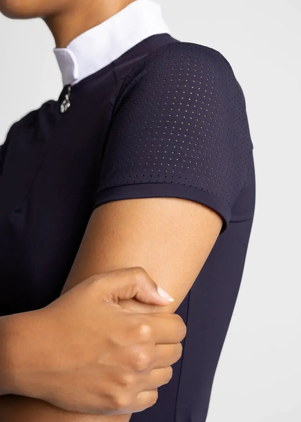 MAXIMILIAN EQUESTRIAN Kurzarm Air Show Shirt navy