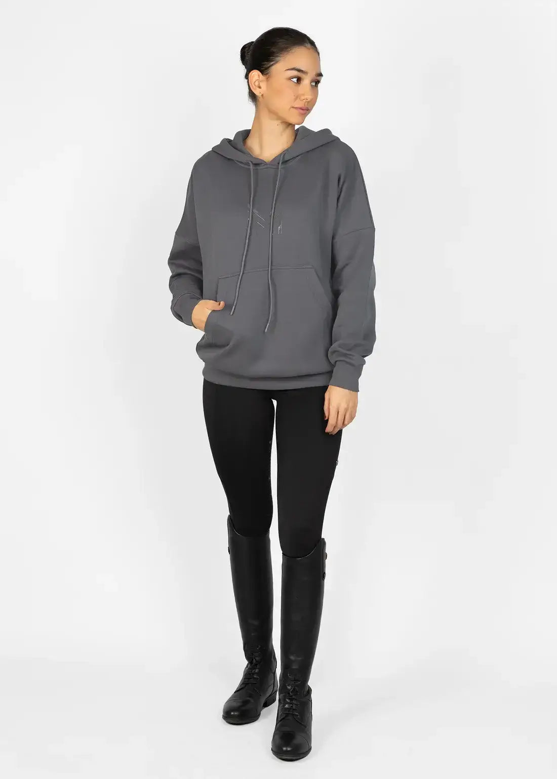 MAXIMILIAN EQUESTRIAN Icon Oversized Hoodie Unisex graphite