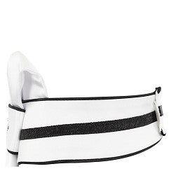 ANKY Plastron Stone-DeLuxe white black