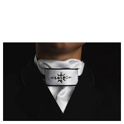 ANKY Plastron Stone-DeLuxe white black