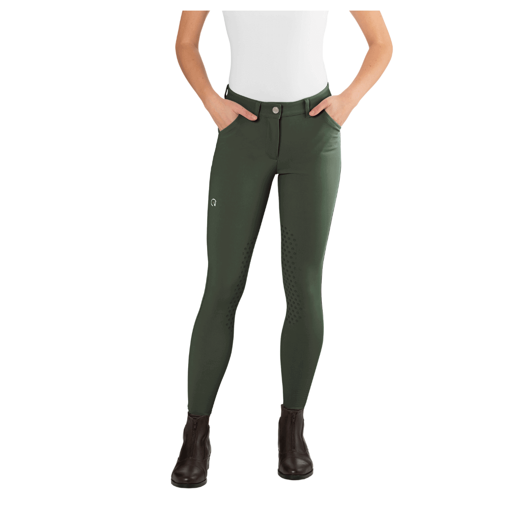 EGO7 Reithose Jumping PT, army green