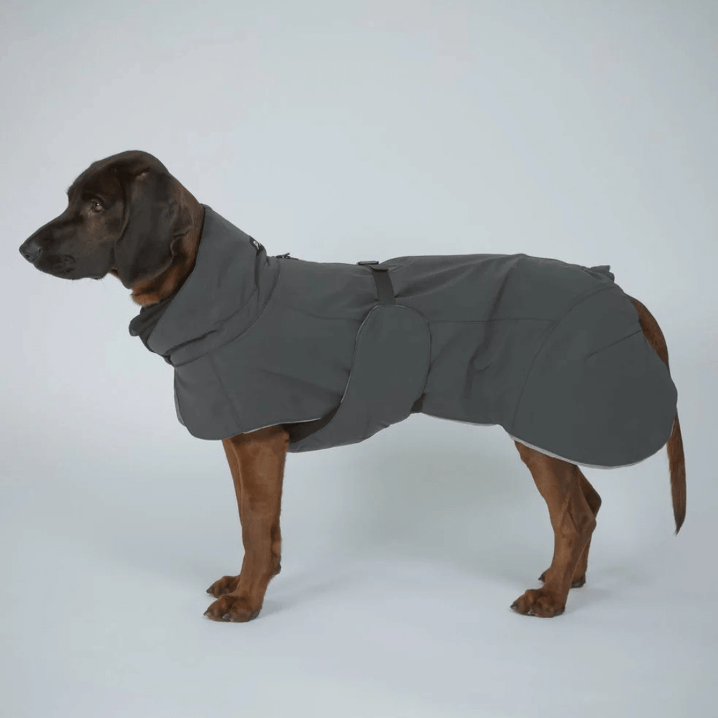 PAIKKA Visibility Wintermantel für Hunde Dark