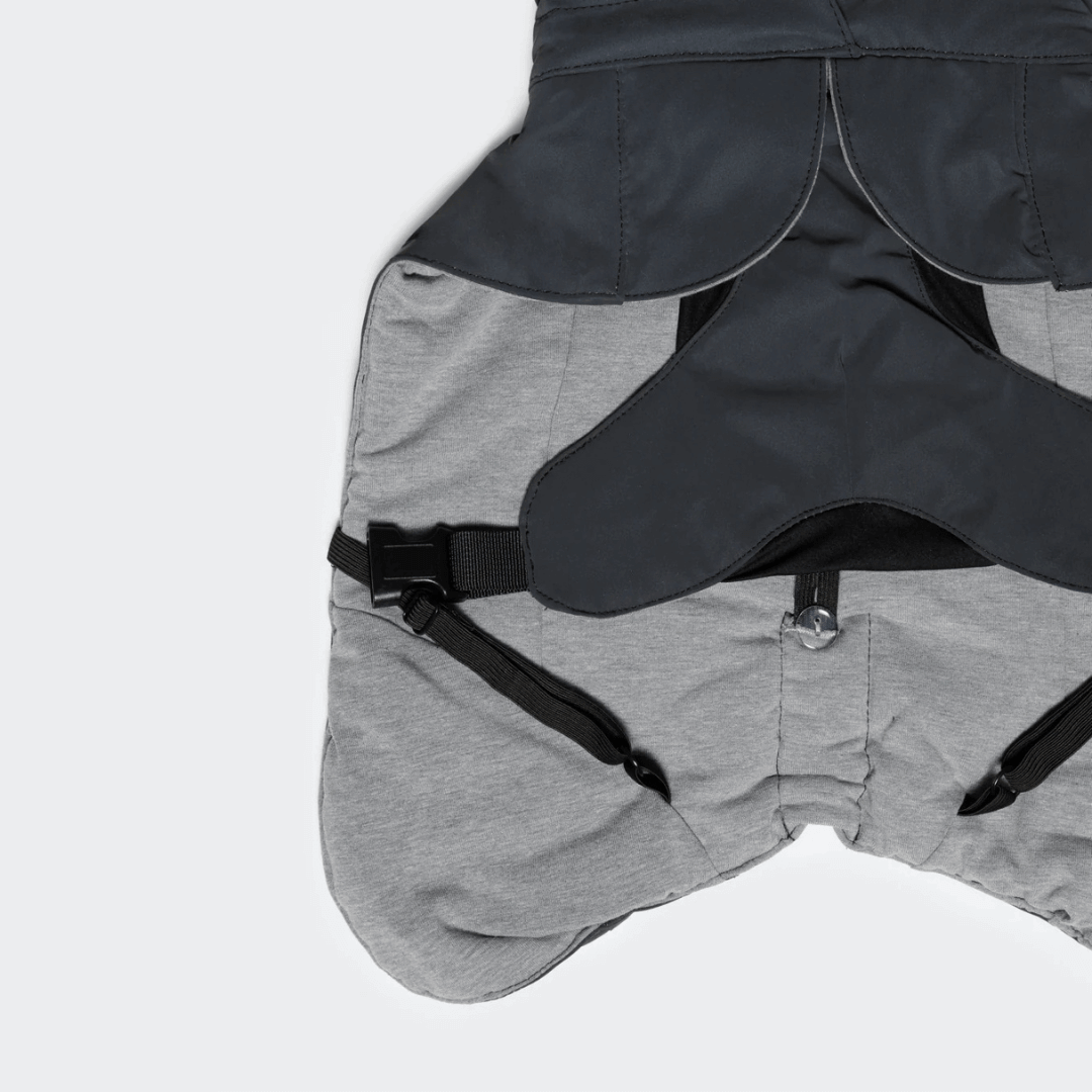 PAIKKA Visibility Wintermantel für Hunde Dark