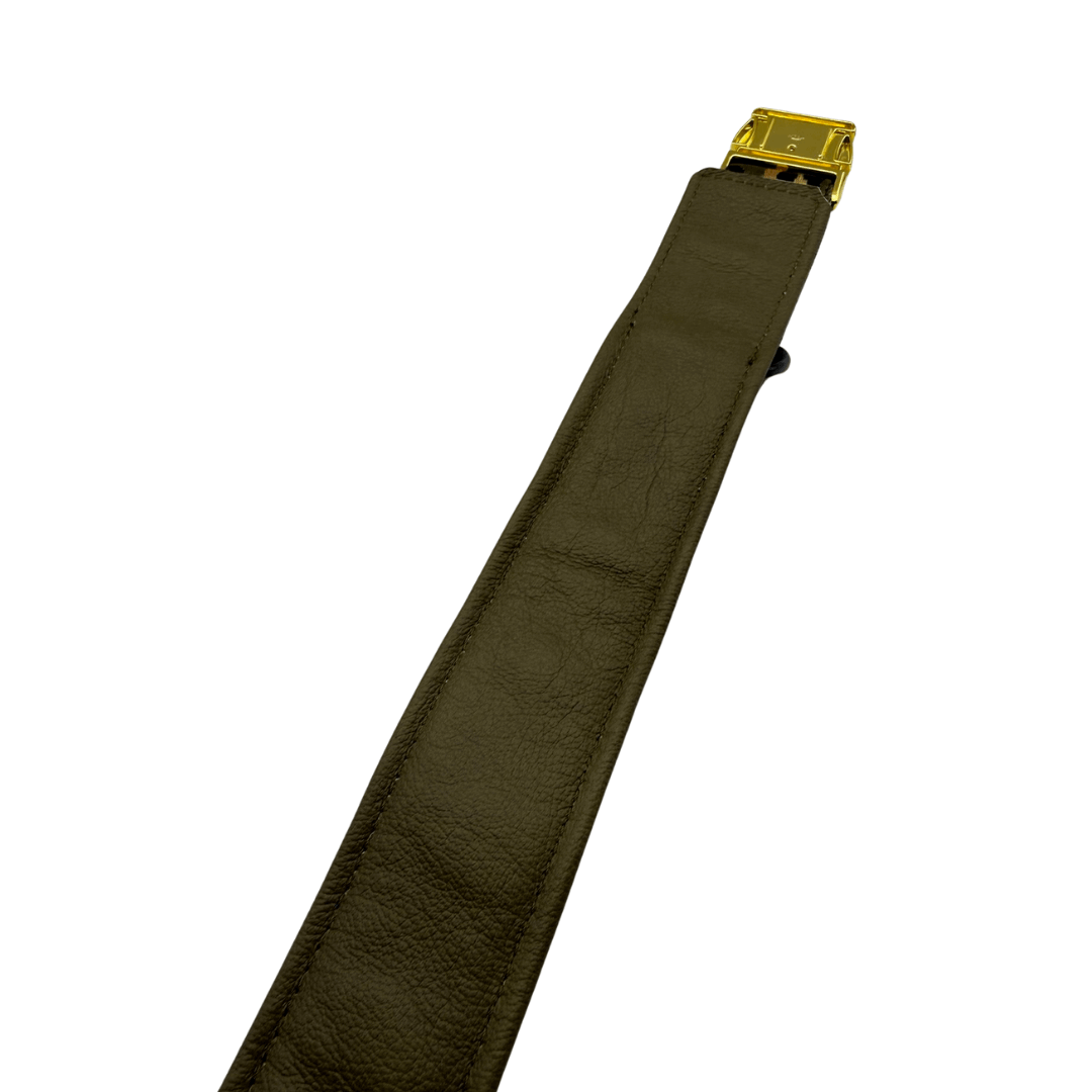 Amia De Lis Hundehalsband Leoliebe oliv