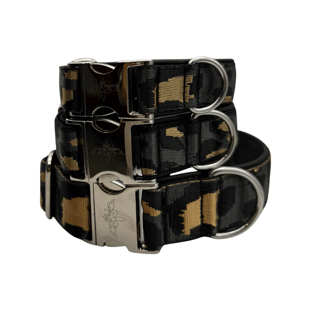 Amia De Lis Hundehalsband Leoliebe anthrazit