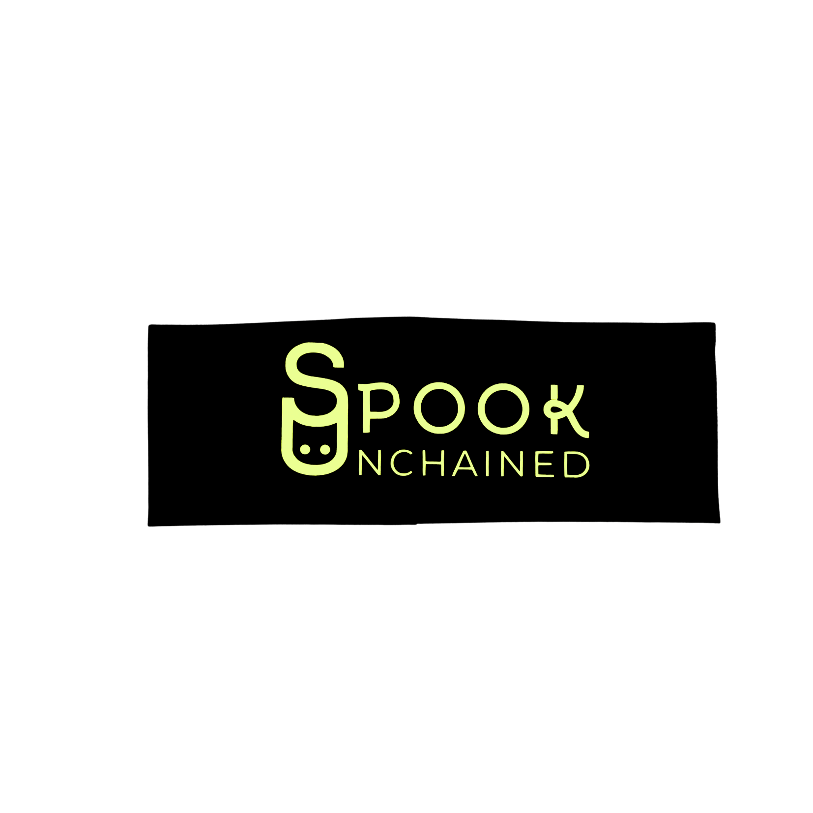 Spook Unchained Stirnband schwarz/ neongelb