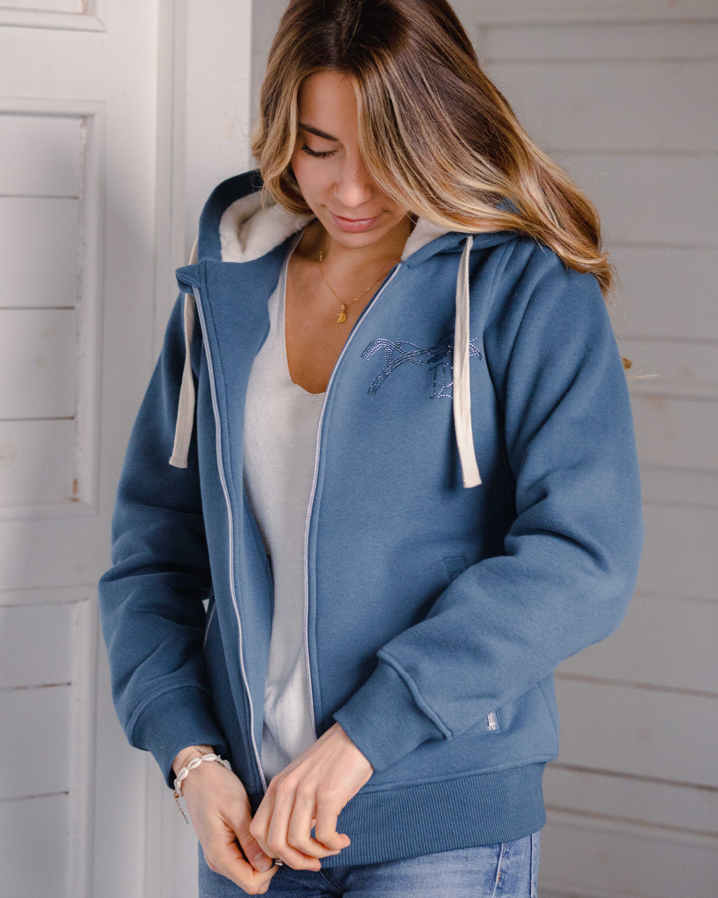 Penelope Hoodie Tressy denim