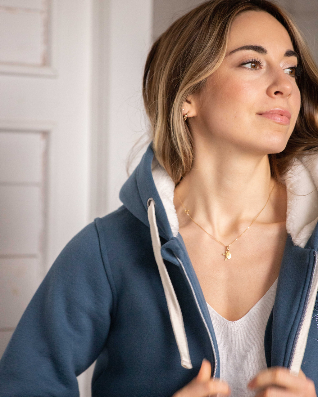 Penelope Hoodie Tressy denim