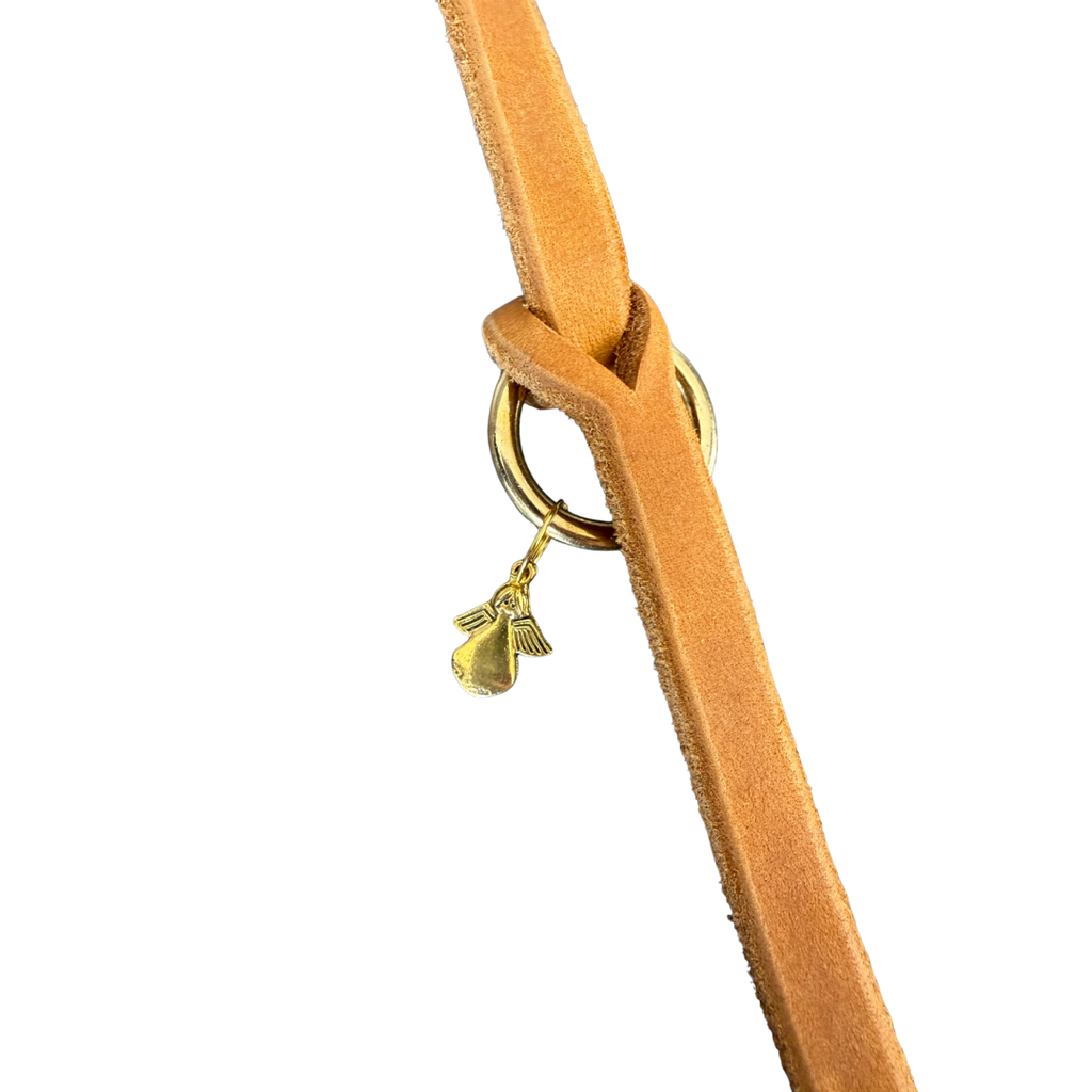 Amia De Lis Fettlederleine Karamell