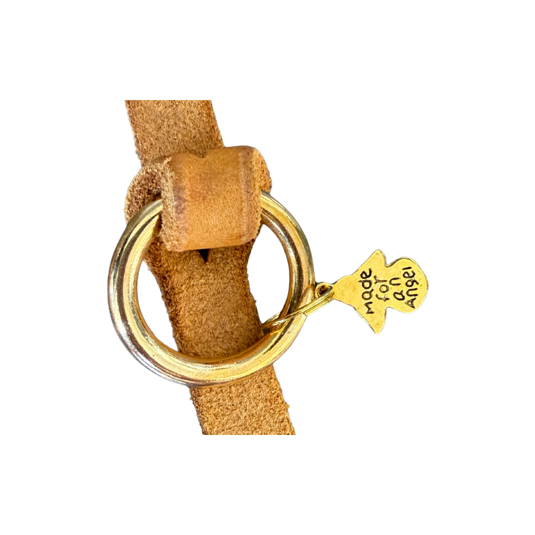 Amia De Lis Fettlederleine Karamell