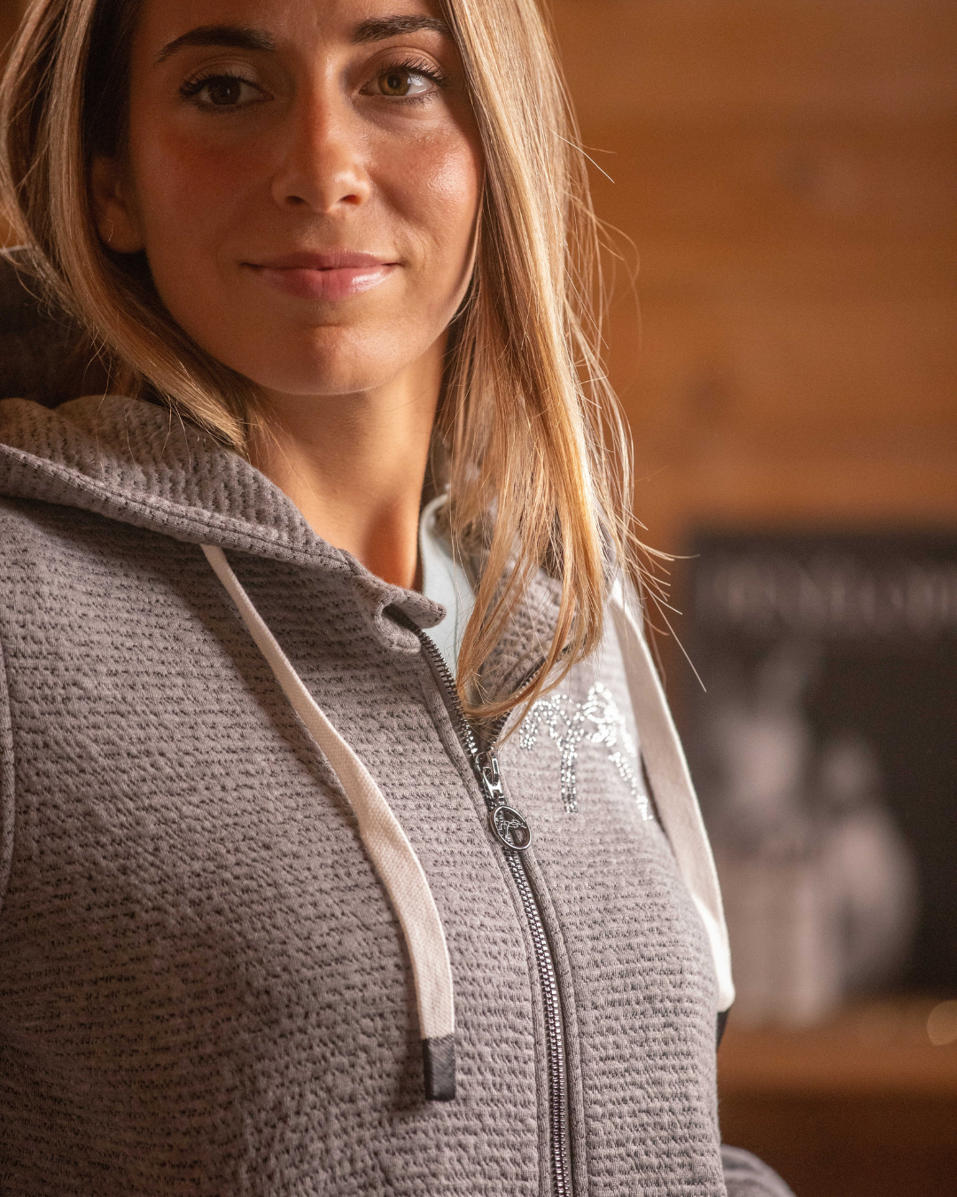 Penelope Hoodie Tressy Flock