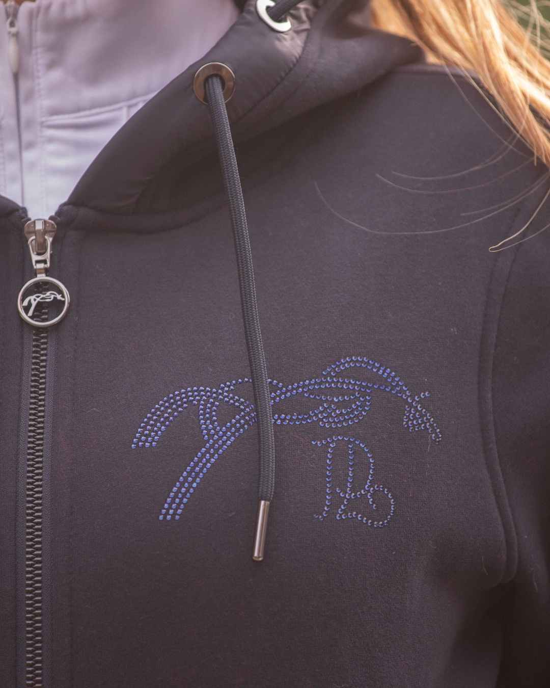 Penelope Hoodie Fluore blau