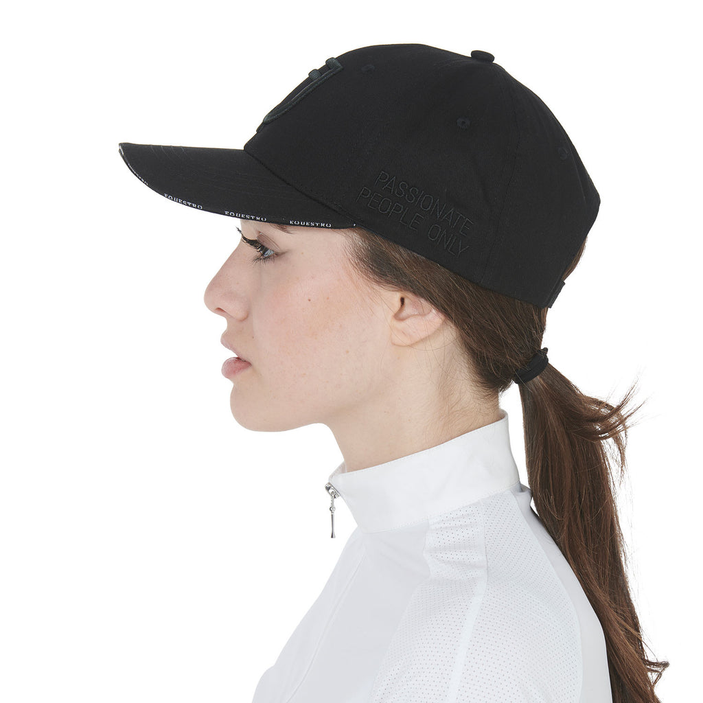 Equestro Kappe unisex schwarz