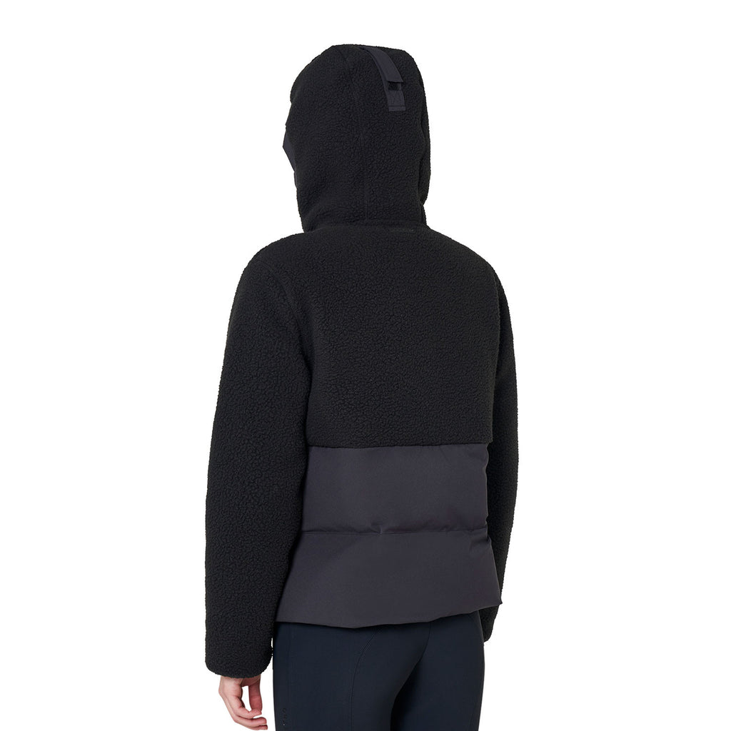 Equestro  Damen-Daunenjacke mit Teddy-Einsätzen