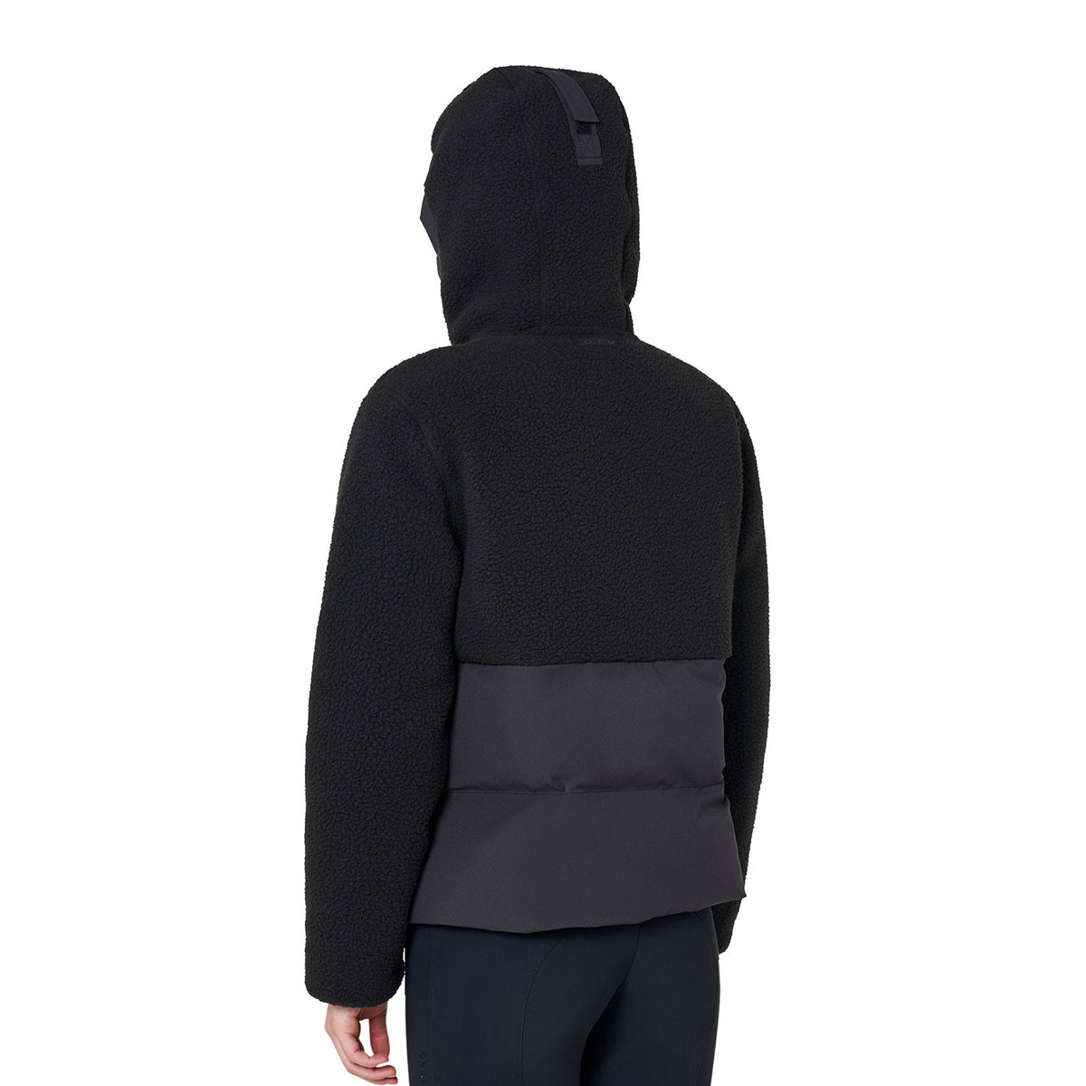 Equestro  Damen-Daunenjacke mit Teddy-Einsätzen