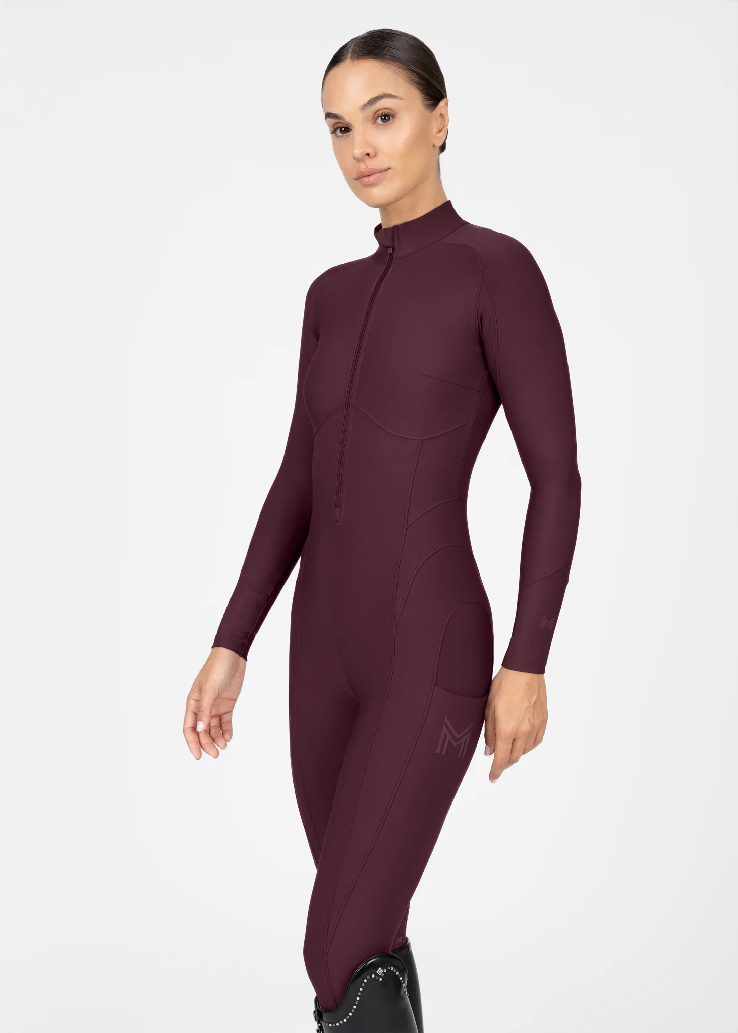 Femme Riding Jumpsuit burgundy