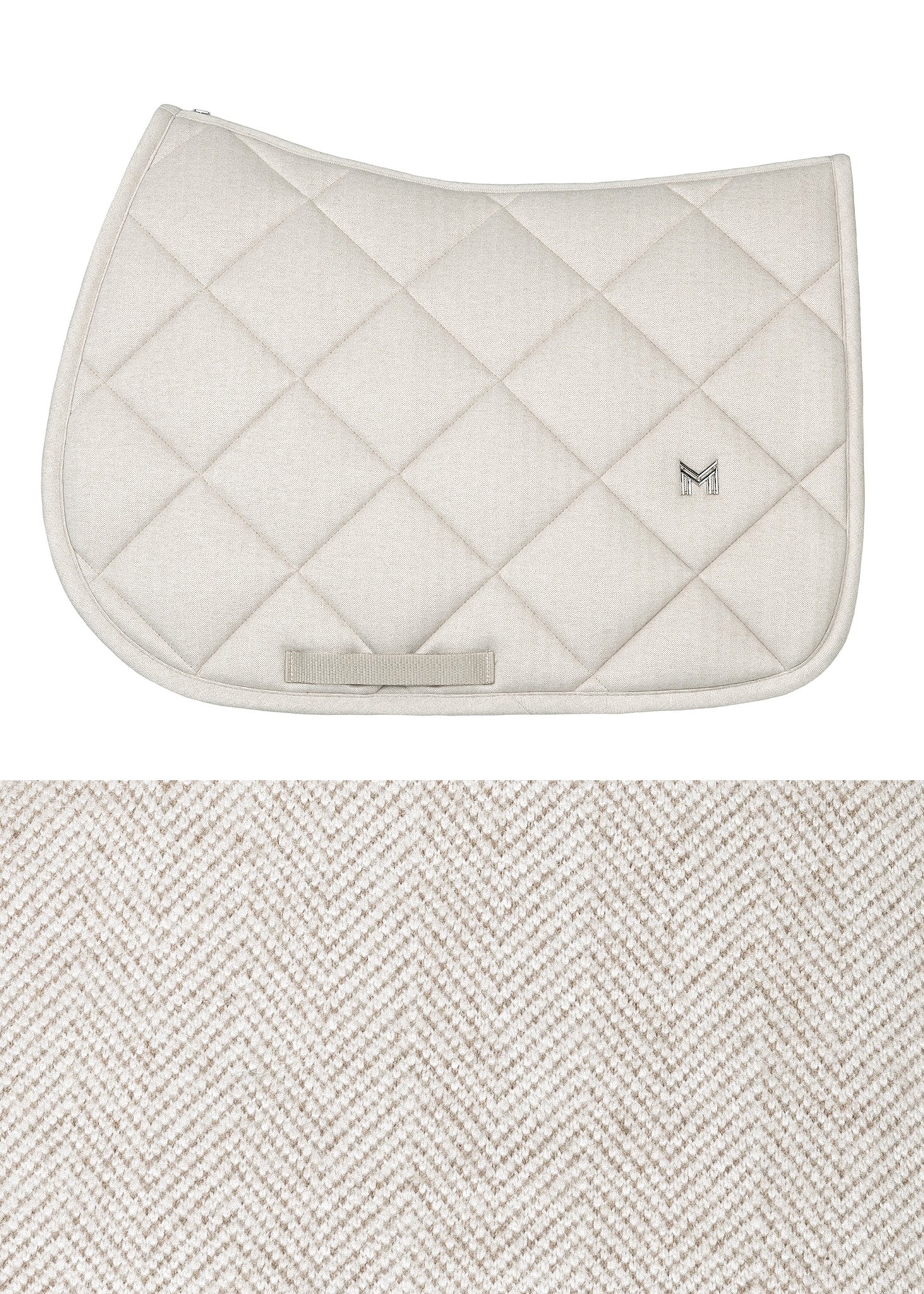 Maximilian Equestrian Herringbone Fliegenmütze beige