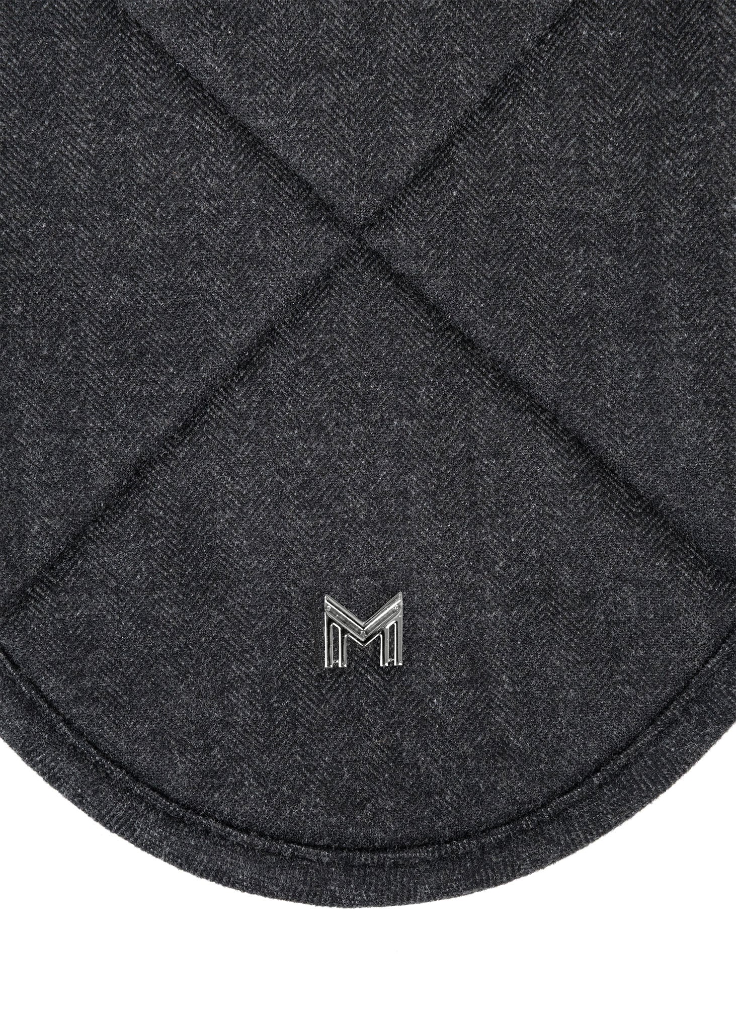 Maximilian Equestrian Herringbone Fliegenmütze graphite
