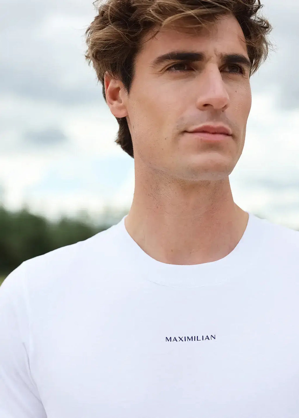 MAXIMILIAN EQUESTRIAN Men Symbol T-Shirt White