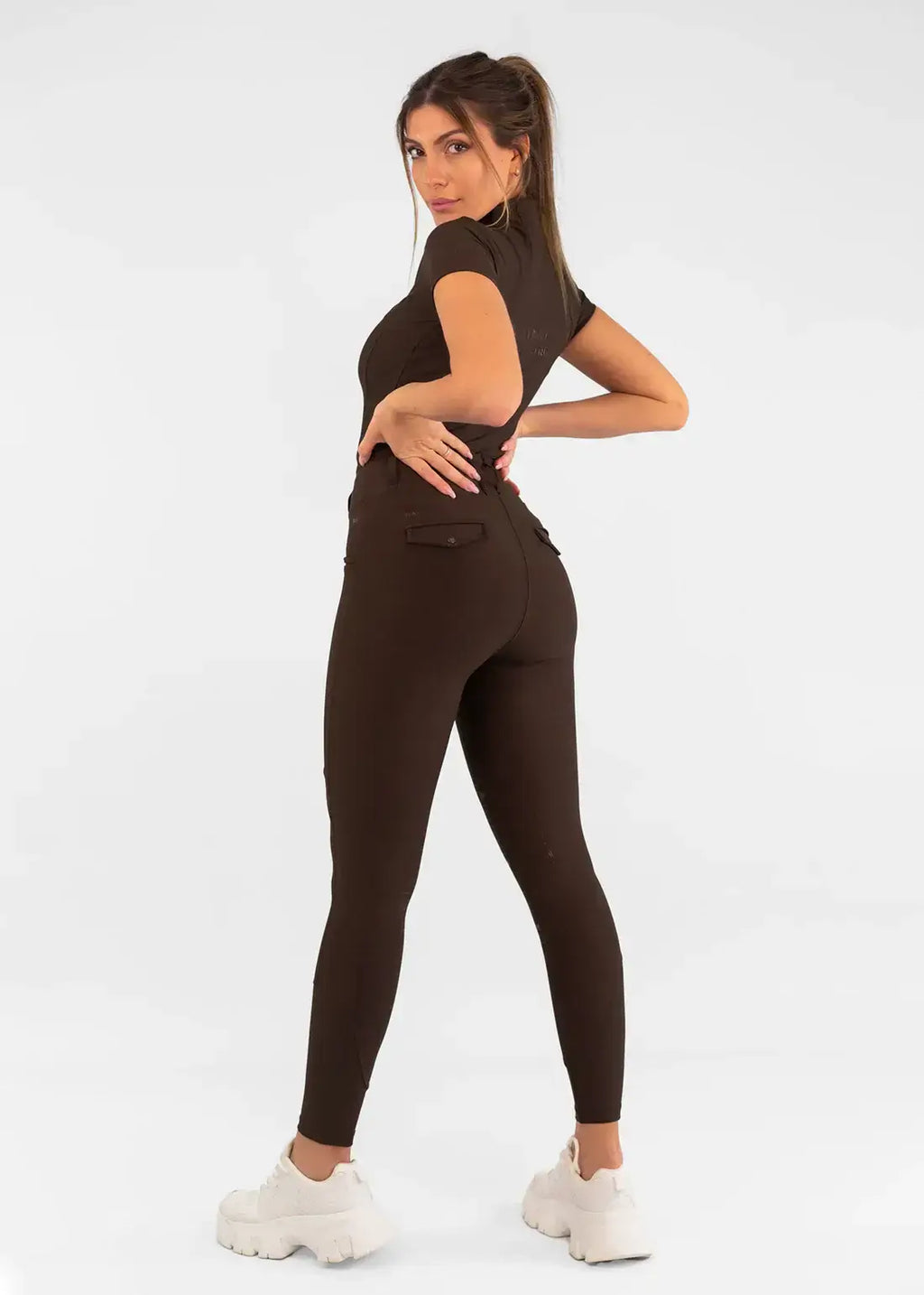 MAXIMILIAN EQUESTRIAN Pro Riding Leggings chocolate