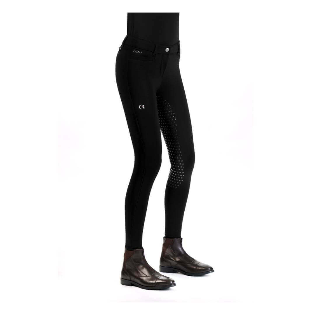 EGO7 Reithose Dressage FG schwarz