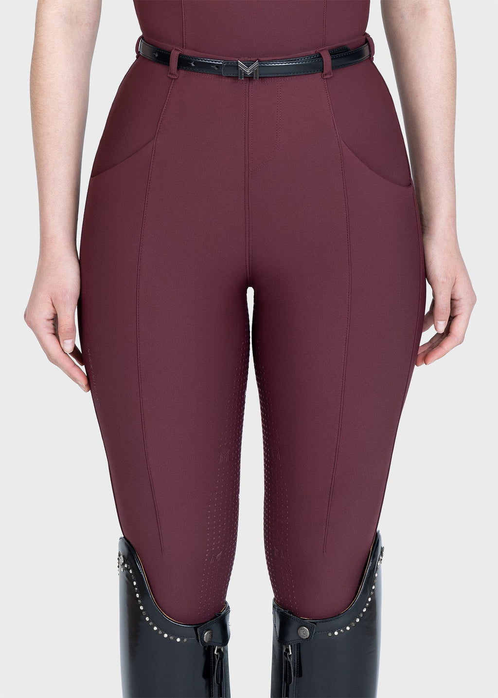 MAXIMILIAN EQUESTRIAN Velya Riding Leggings rosewood